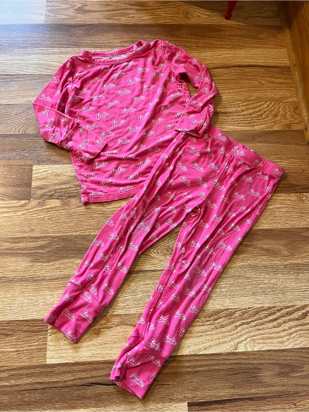 Posh Peanut x Barbie Collab Long Sleeve Pajama Set Size 18-24 month